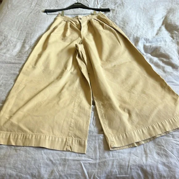 Doen Valentin Pant Tan color, thick cotton Sz 0 / my favorite pants - Picture 3 of 13